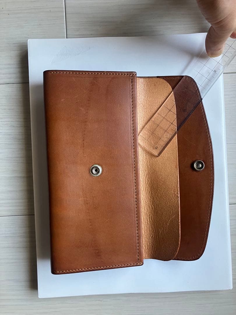 MOTO　LW2　LONG WALLET　ブラウン
