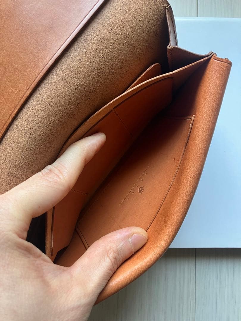 MOTO　LW2　LONG WALLET　ブラウン