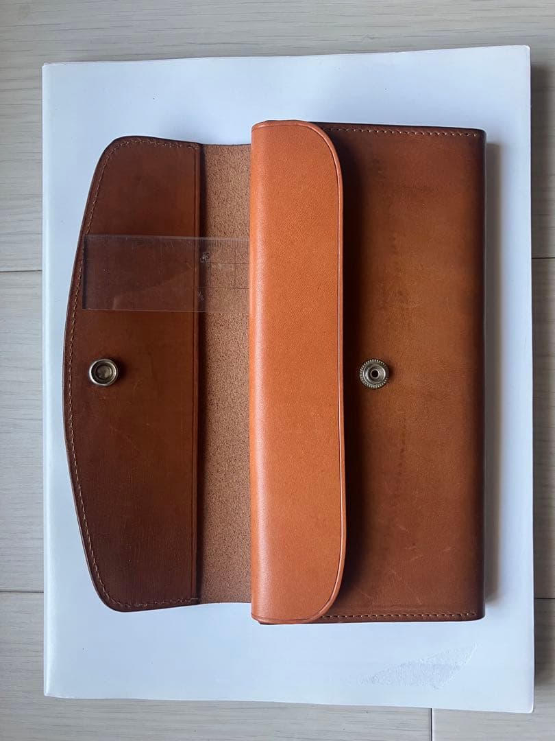 MOTO　LW2　LONG WALLET　ブラウン