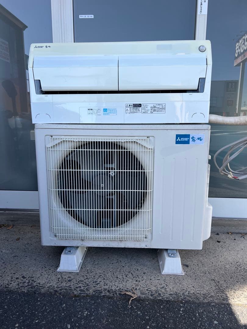 三菱エアコン霧ヶ峰本体+室外機 冷暖房両用 MSZ-ZW565S-W 2015年