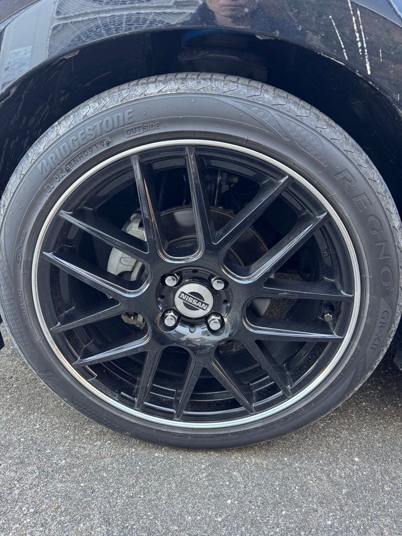 美品　215 45 17インチ　アルミホイール　4本セット　4H 100