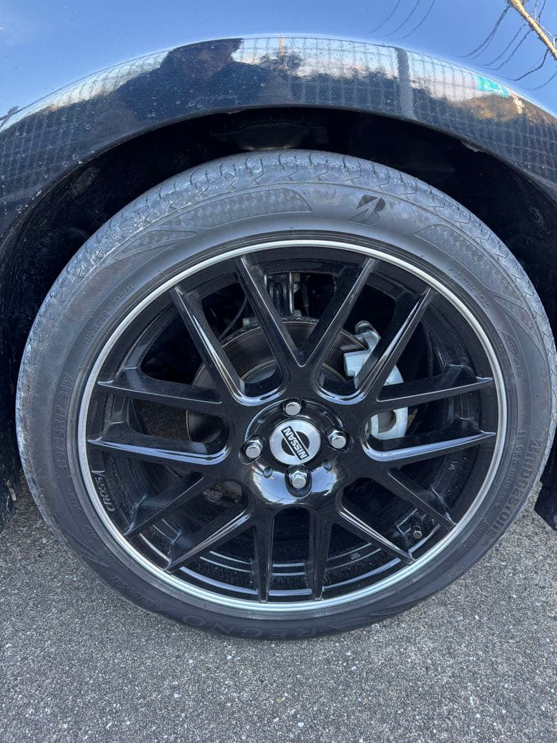 美品　215 45 17インチ　アルミホイール　4本セット　4H 100