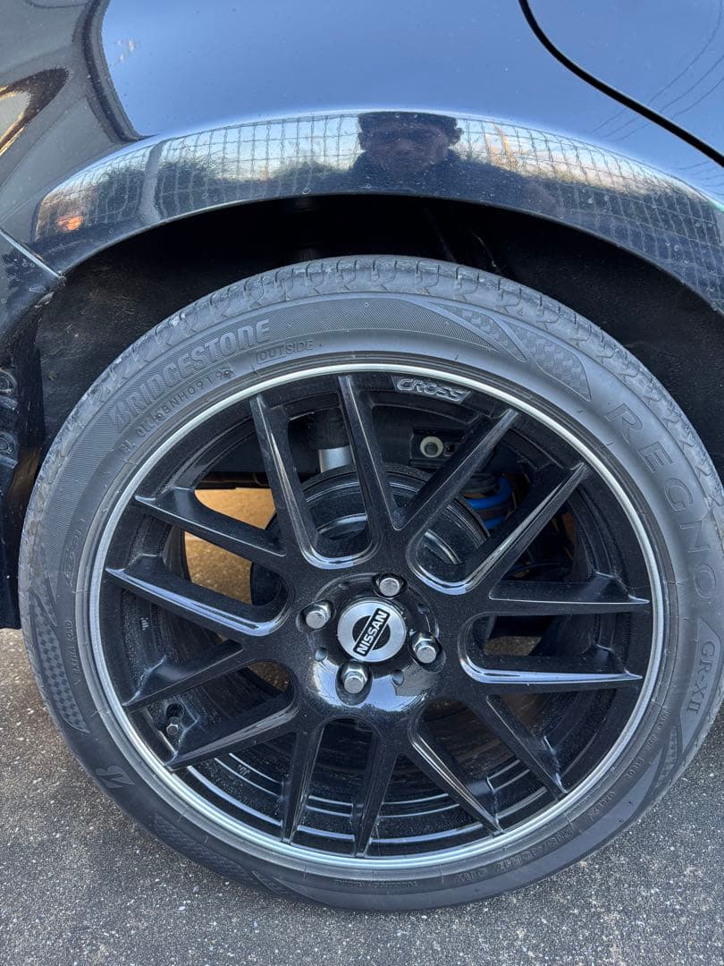 美品　215 45 17インチ　アルミホイール　4本セット　4H 100