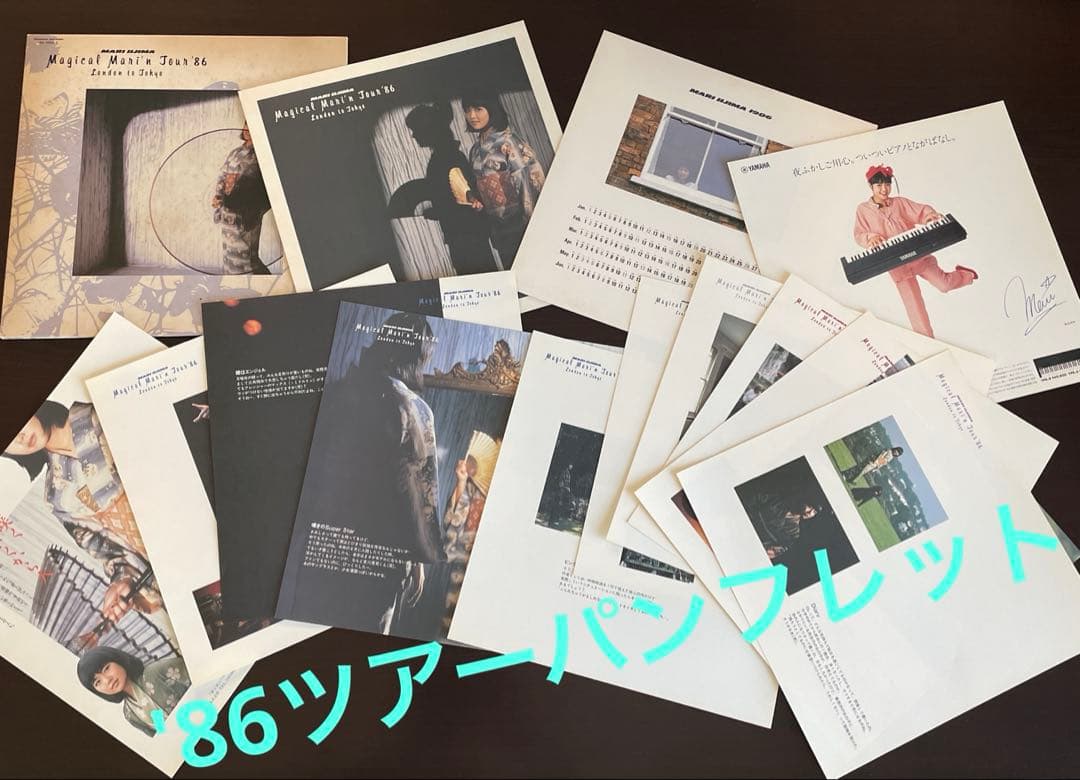 飯島真理 レコード / LD 未開封 入手困難 / ツアーパンフ / パズル