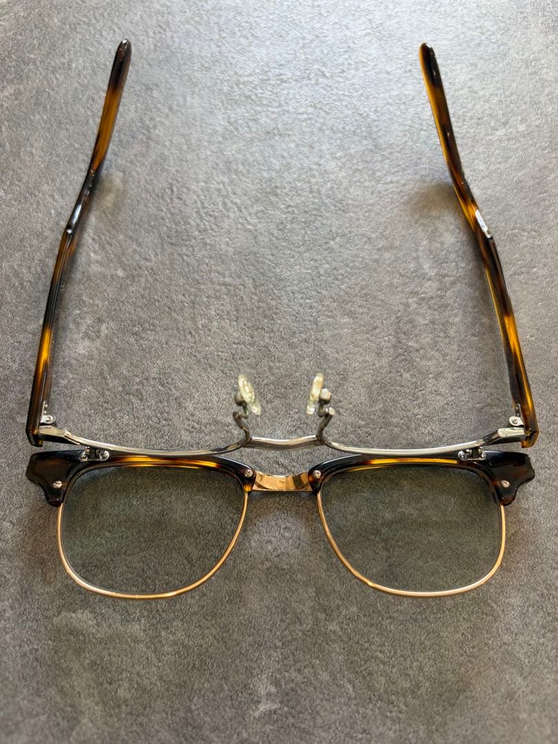 YELLOWS PLUS イエローズプラス　メガネ　跳ね上げ式　日本製　度あり