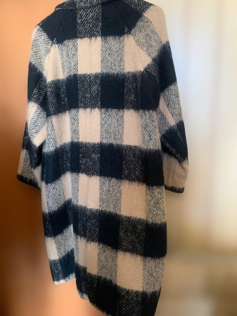 グレースコンチネンタルシャギーチェックチェスターコート