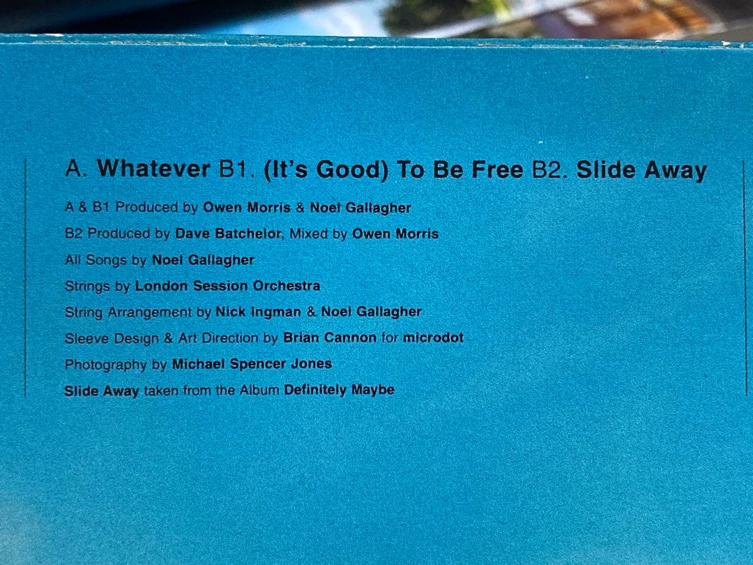 Oasis / whatever ( UK original 12inch ）