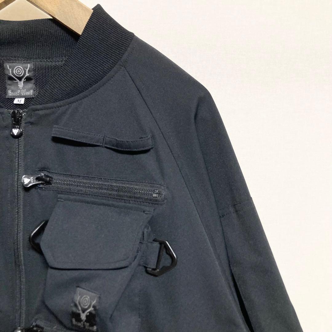 オーバーサイズ！south2 west8 マルチポケットジップ2ウェイジャケット
