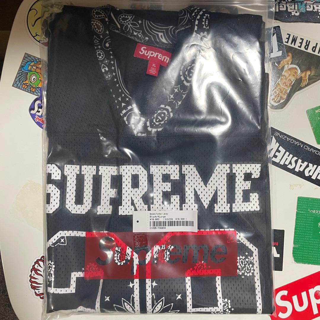 シャツ SUPREME Bandana Football Jersey XL