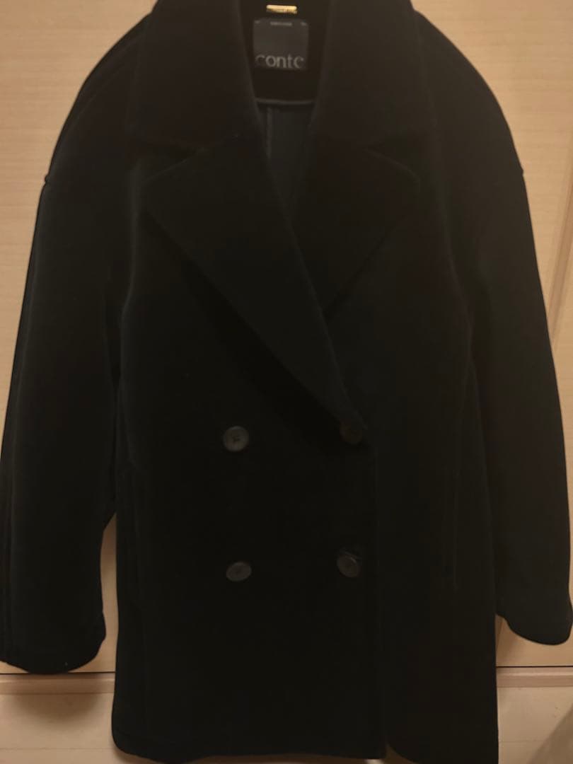 conte ベルベット ボンディング Pコート