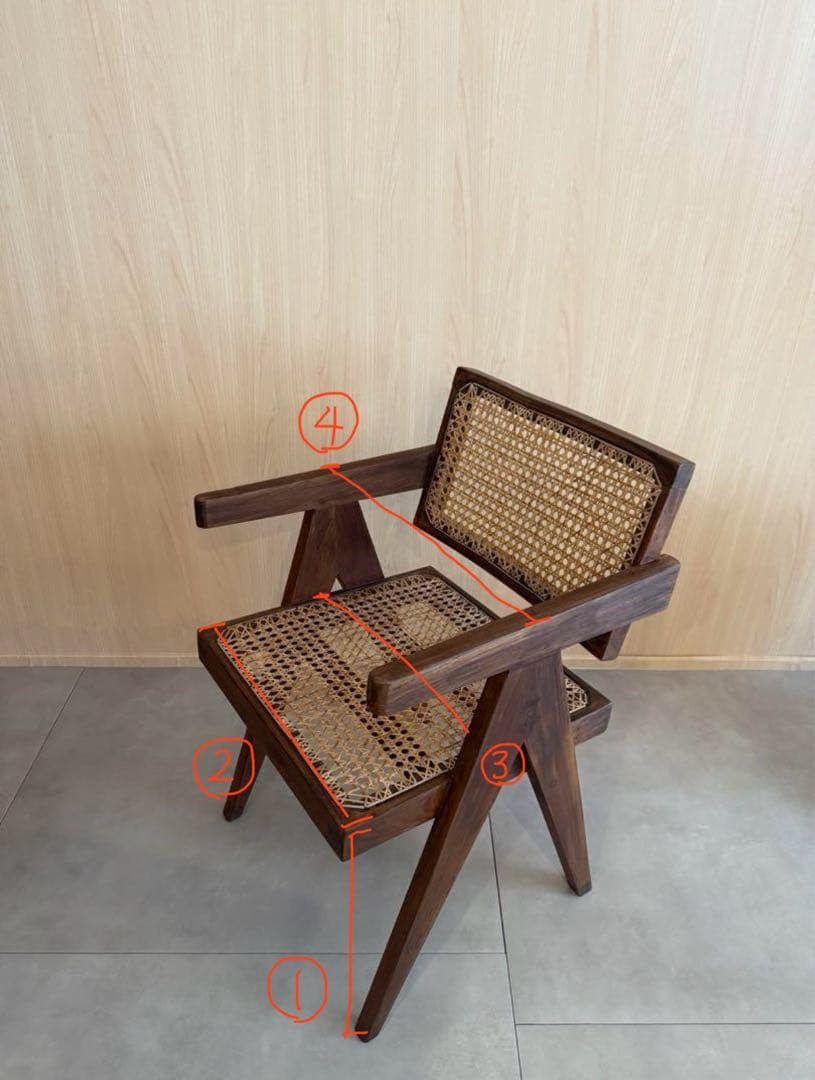 オリジナル pierre jeanneret ピエールジャンヌレ