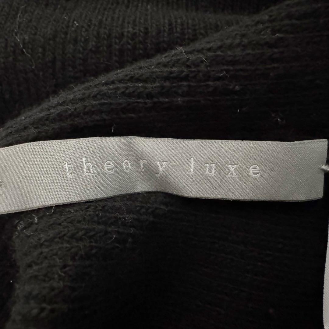 theory luxe セオリー ブラック ニットワンピース タートルネック