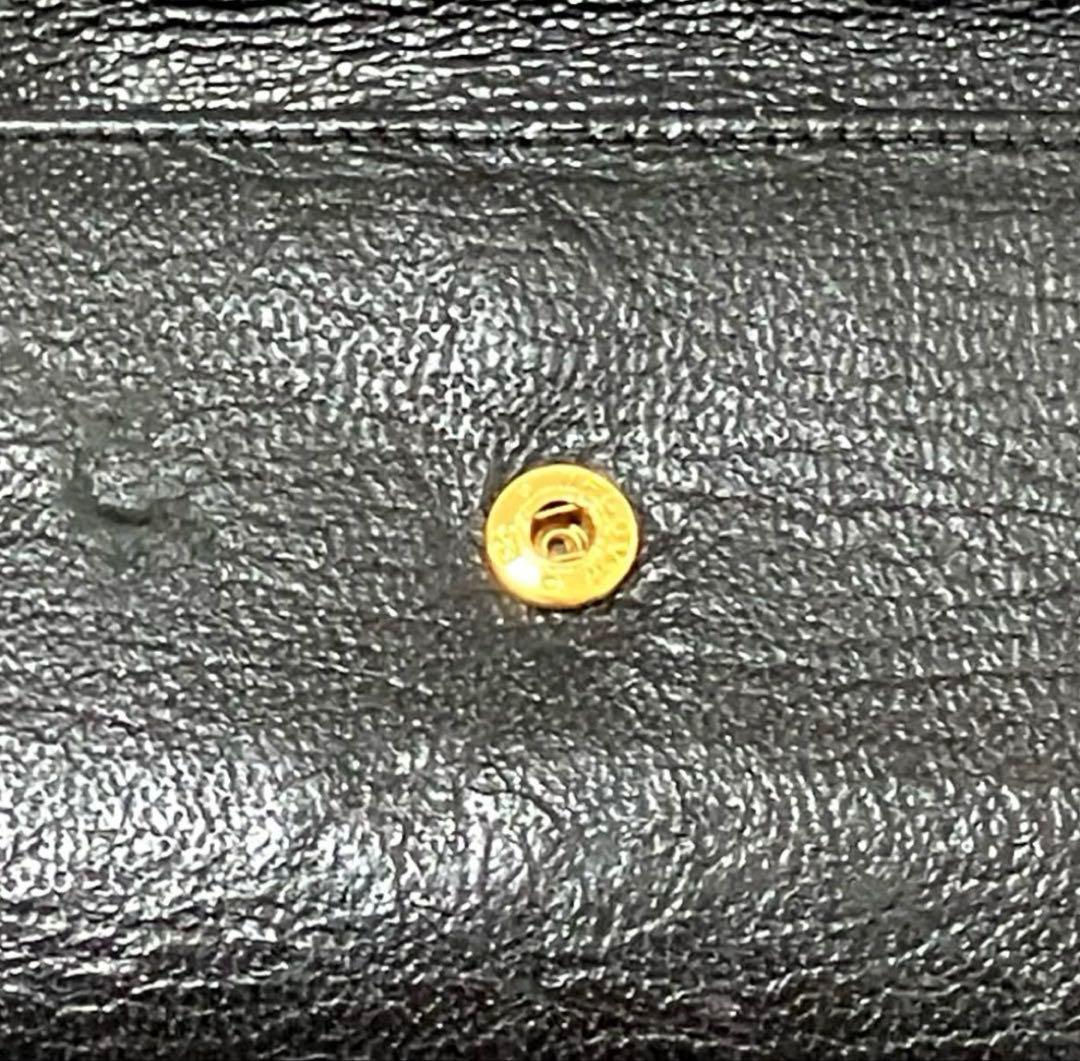 CHANEL シャネル 三つ折り財布 ココマーク ブラック