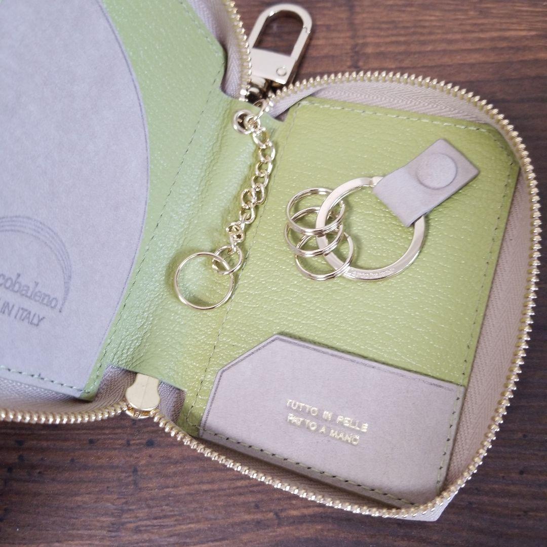 ラルコバレーノ 辻元舞コラボ WキーケースLt.BEIGE*AVOCAT