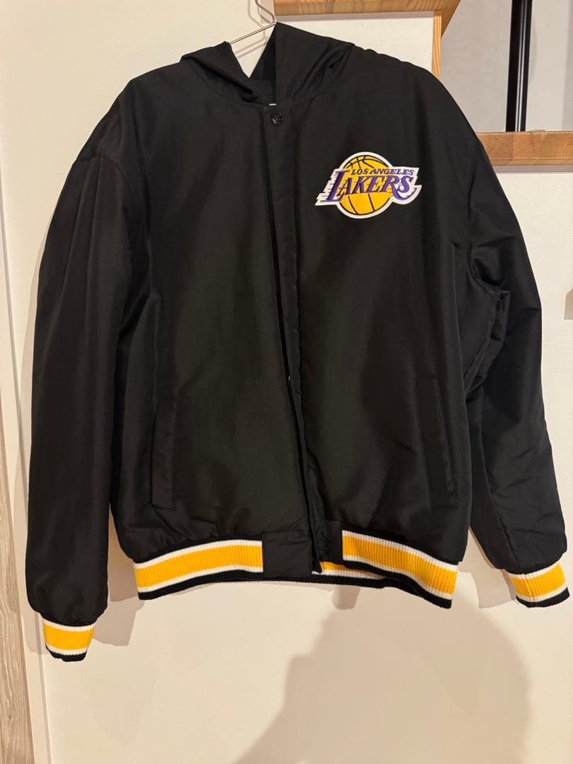 【超希少デザイン】JH Designレイカーズ☆リバーシブル 中綿入 スタジャン