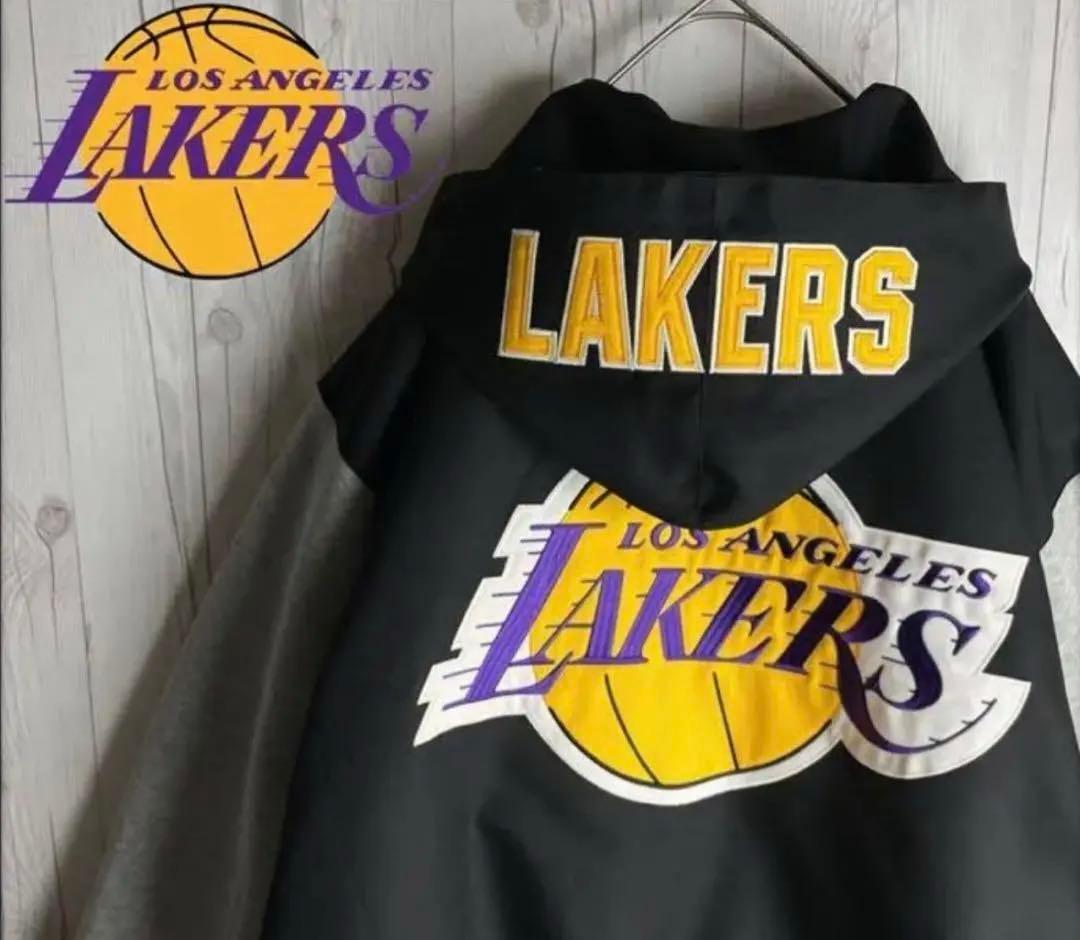 【超希少デザイン】JH Designレイカーズ☆リバーシブル 中綿入 スタジャン