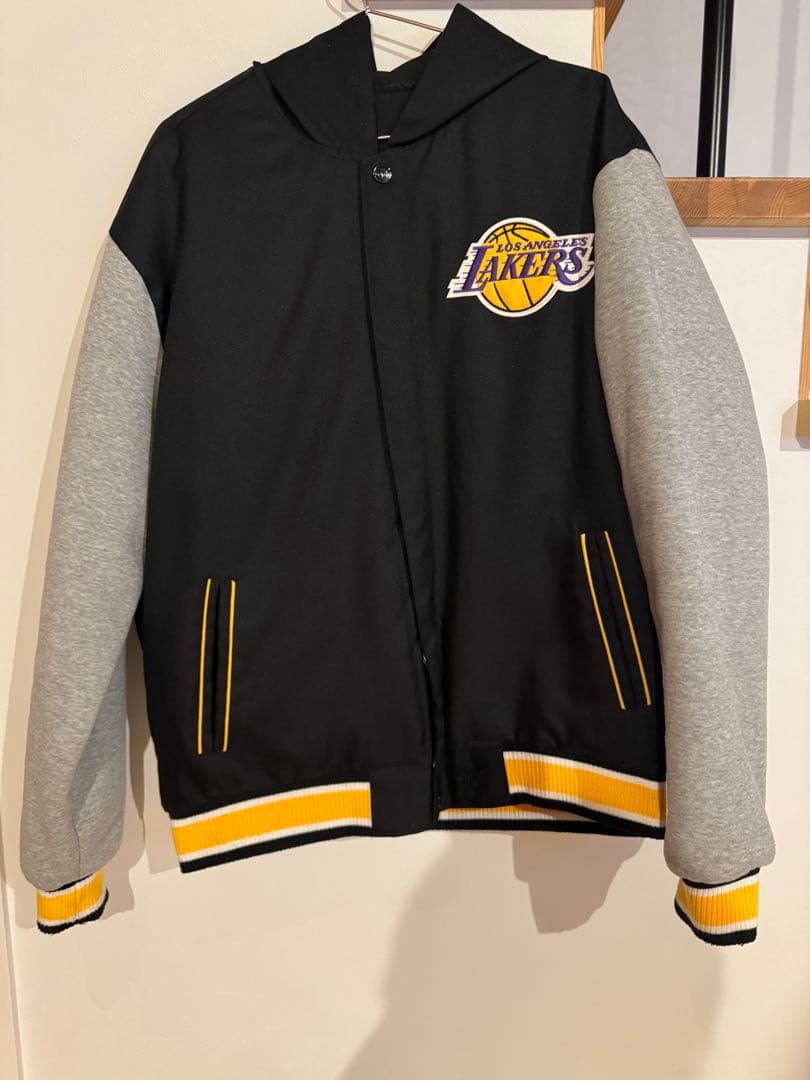 【超希少デザイン】JH Designレイカーズ☆リバーシブル 中綿入 スタジャン