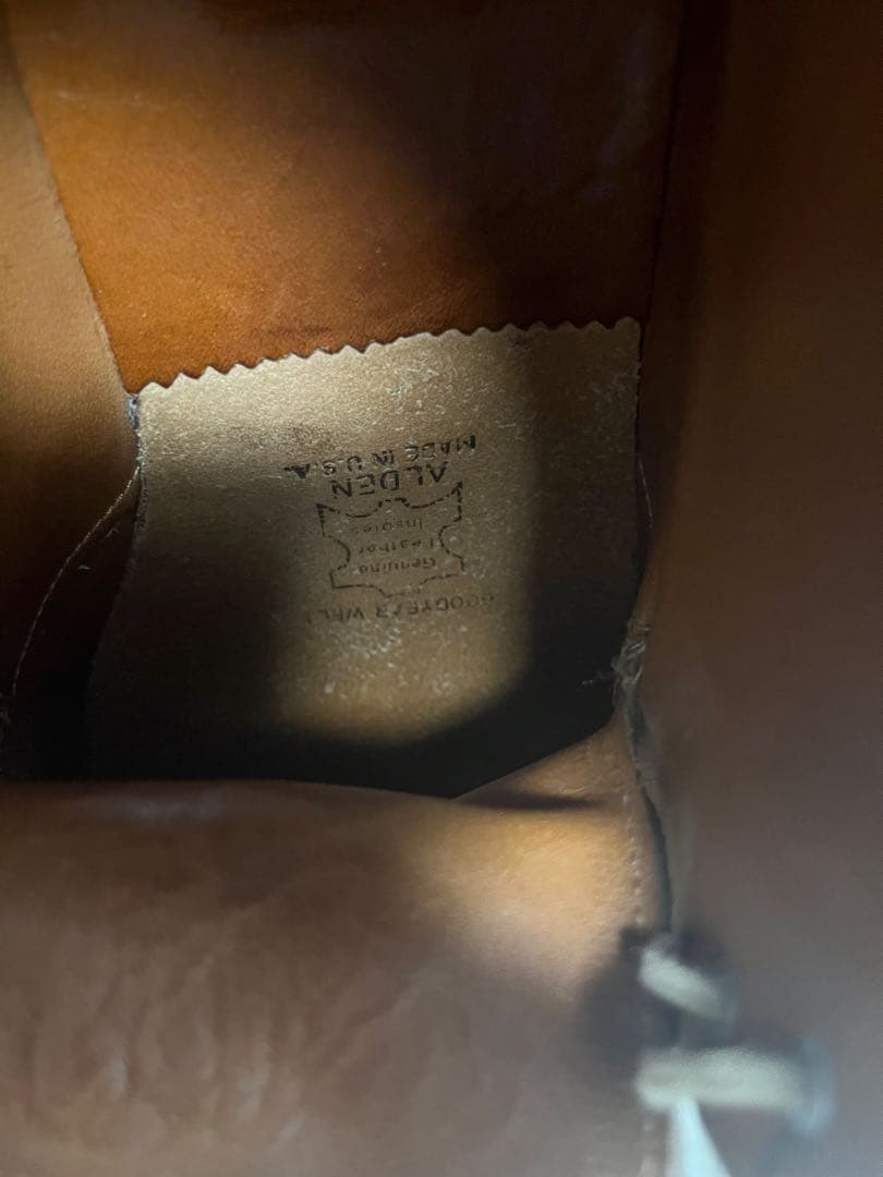 Alden スエードチャッカ　10ハーフE