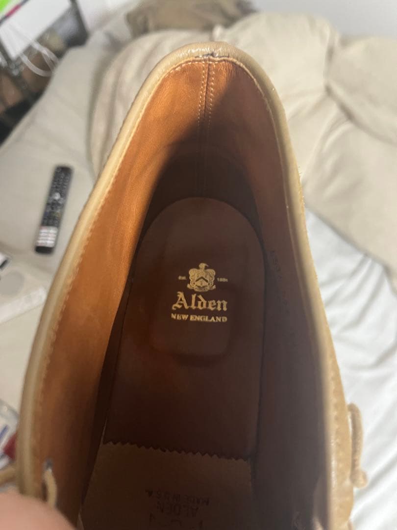 Alden スエードチャッカ　10ハーフE