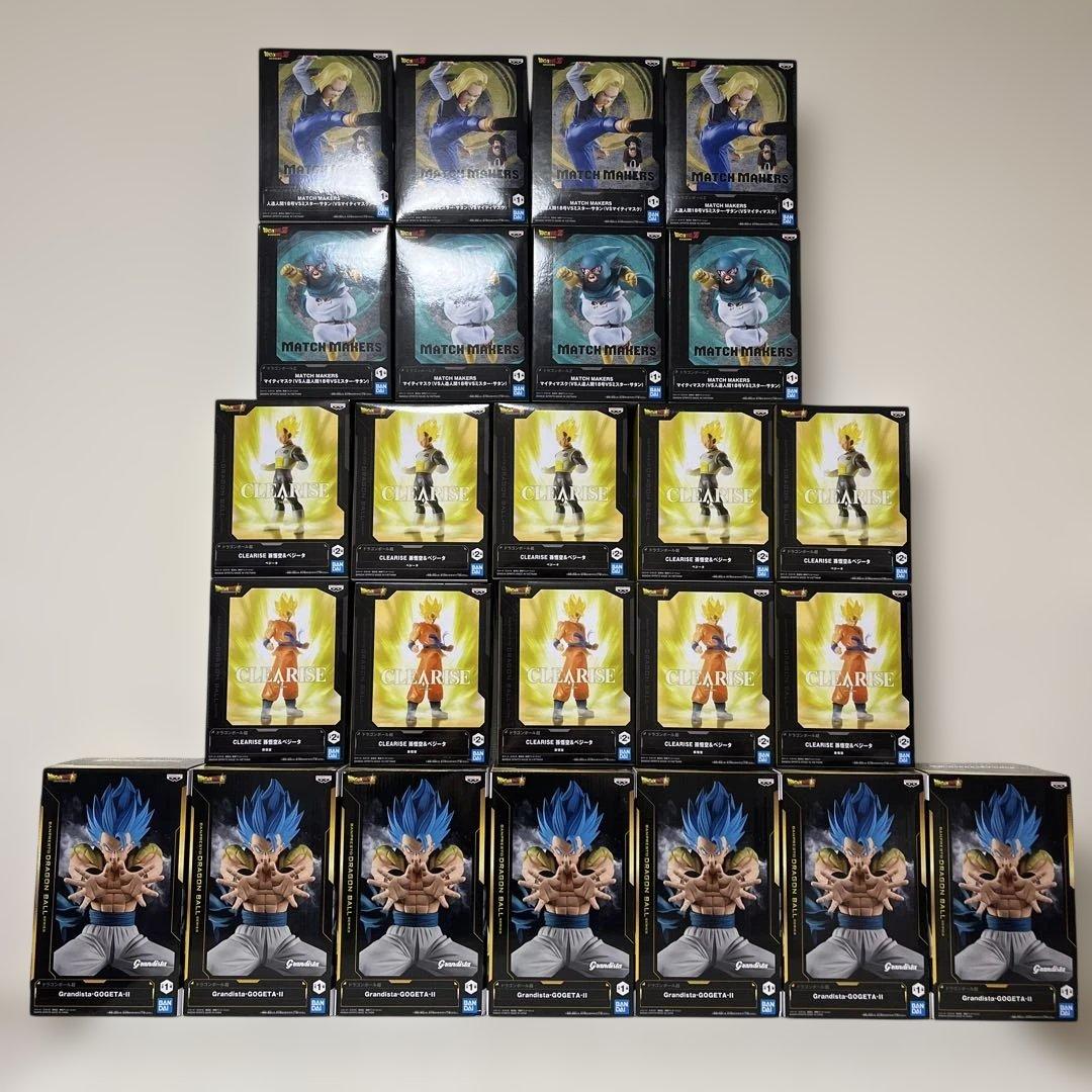 ドラゴンボール　ゴジータ悟空ベジータマイティマスク18号　フィギュアまとめ売り