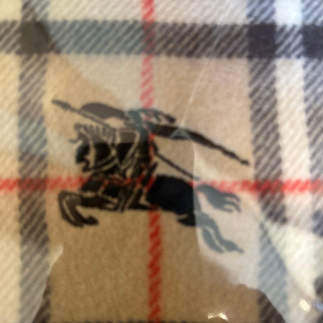 新品☆未使用　BURBERRY ウールひざ掛け 75x150cm 大判バーバリー