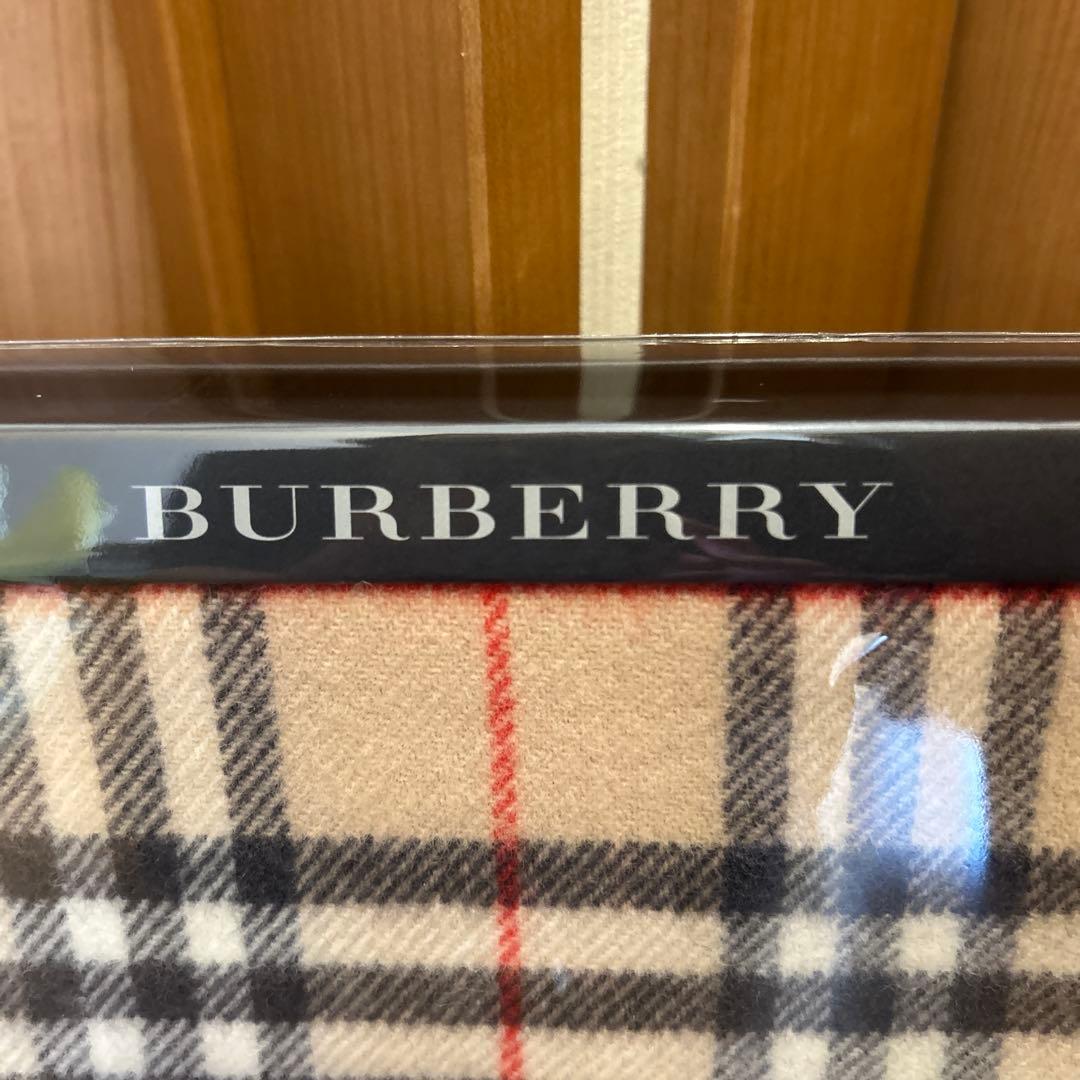 新品☆未使用　BURBERRY ウールひざ掛け 75x150cm 大判バーバリー
