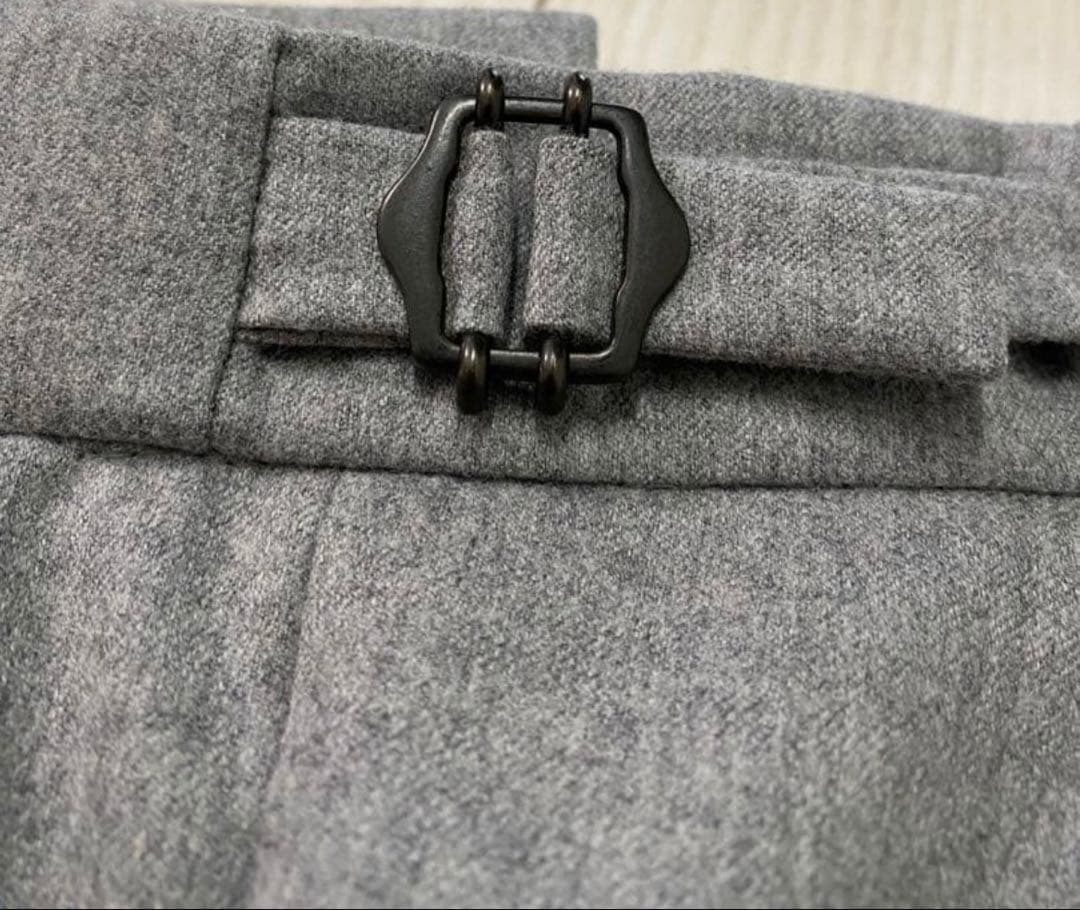 BERWICH/ベルウィッチ / フランネル 2プリーツ サイドアジャスター