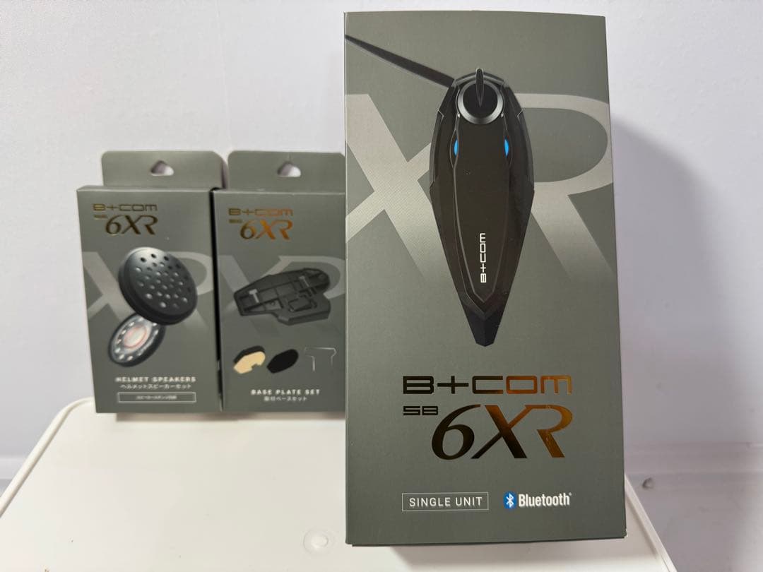 B+COM SB6XR 新品同様 スペアスピーカーとホルダー付き
