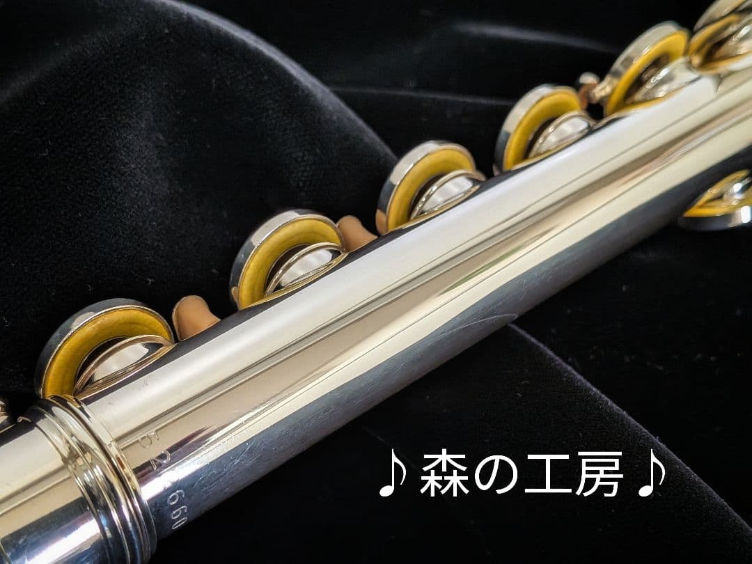 商談中【aoki.m】銀メッキヤマハフルートYFL211SⅡ Eメカ