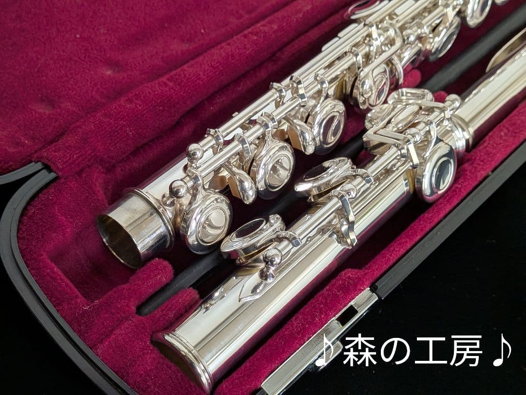 商談中【aoki.m】銀メッキヤマハフルートYFL211SⅡ Eメカ