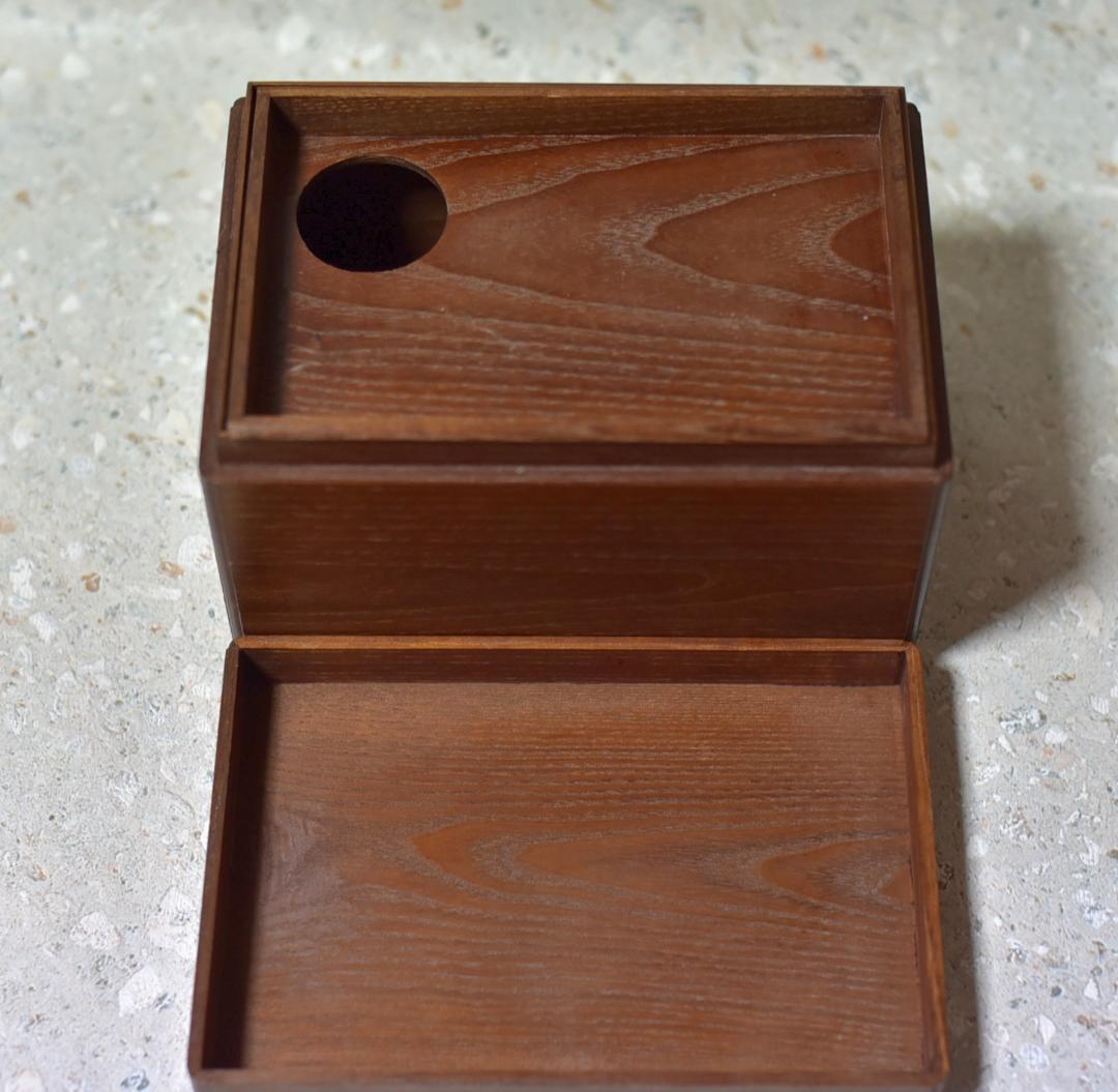 値引き、桑地利休　茶箱仕覆付き1３点　お茶道具／共箱