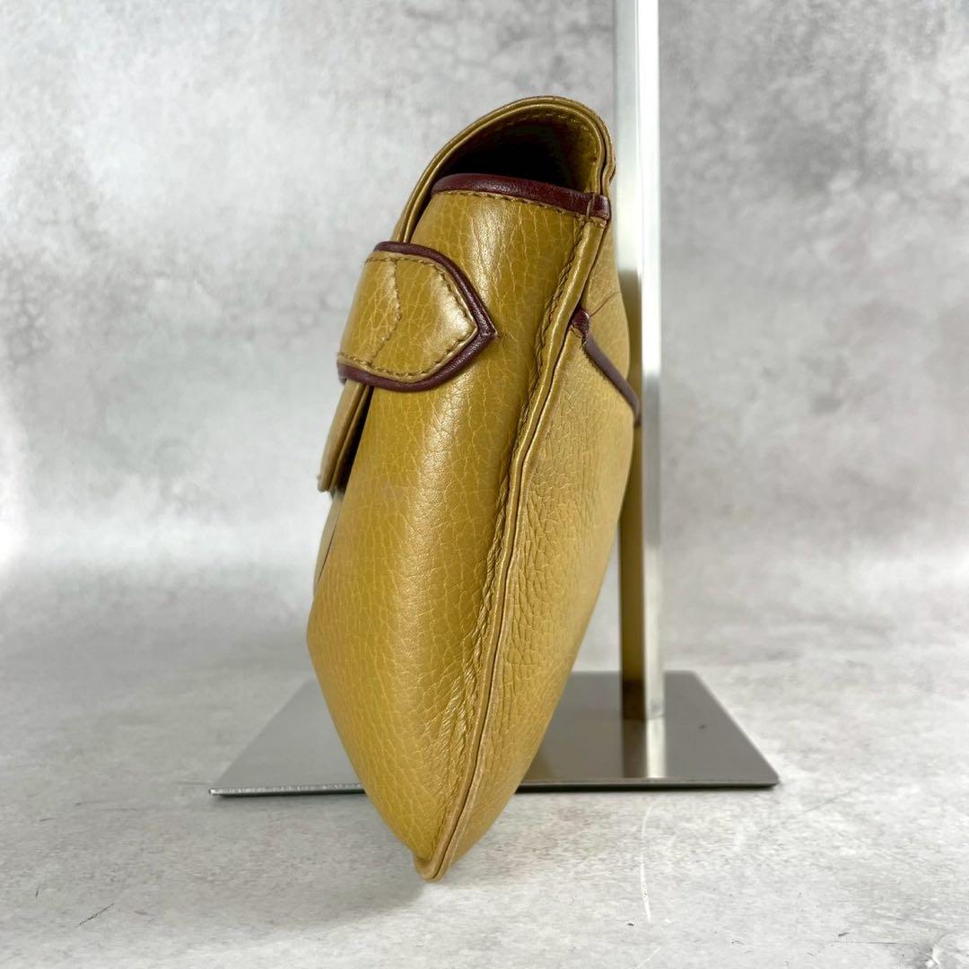 カルティエ マストライン　マスタード　 クラッチバッグ 　 レザー 2way