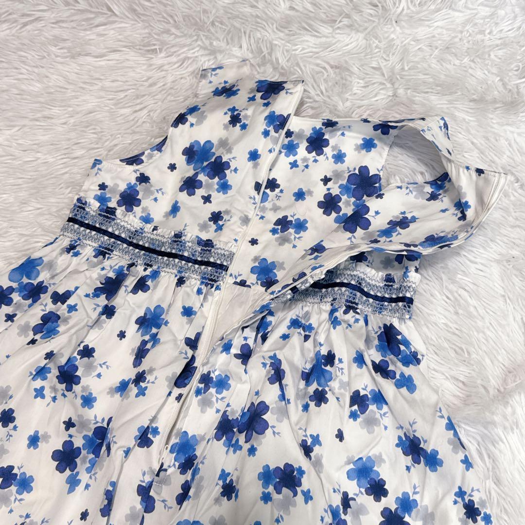 現行✨️MIKIHOUSE ミキハウス 花柄ワンピース チュール フレア 発表会