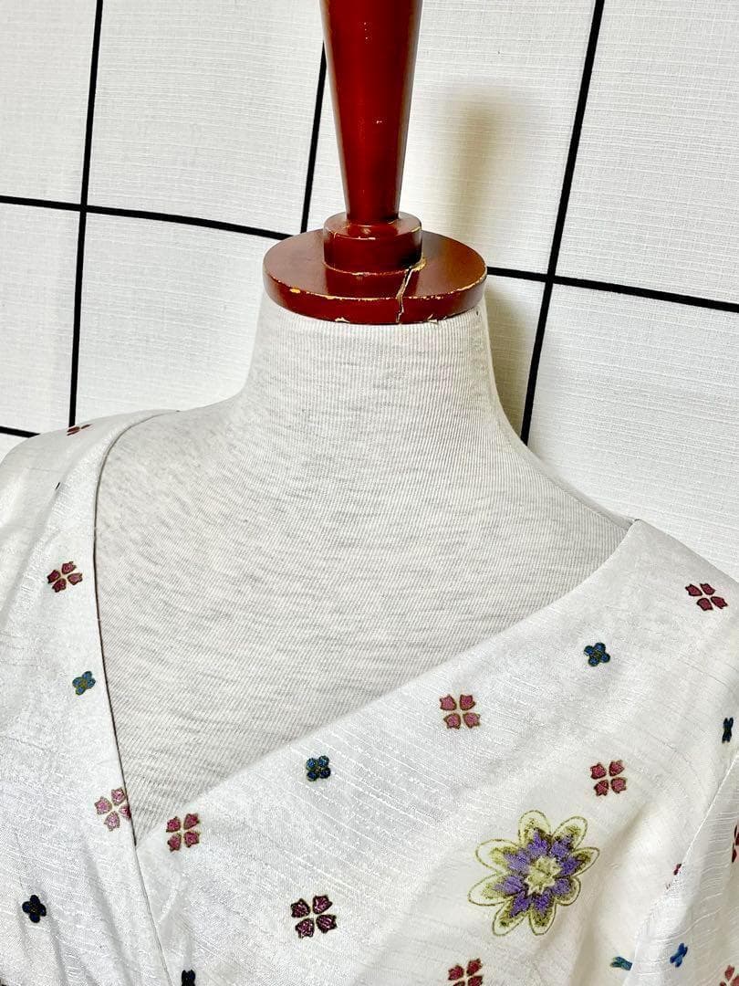 vintageヴィンテージロングドレスプリーツマキシ丈衣装レトロUSA海外古着