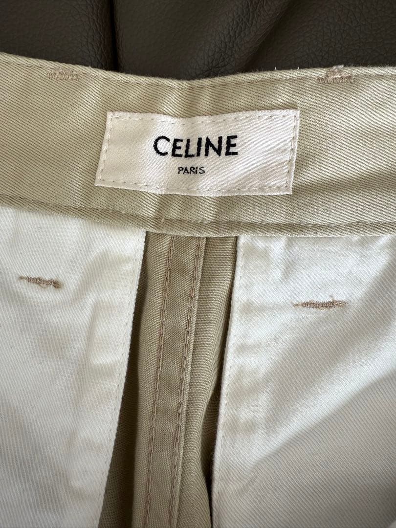 10月限定値下げセールCELINE チノパンツ ベージュ コットン 27インチ