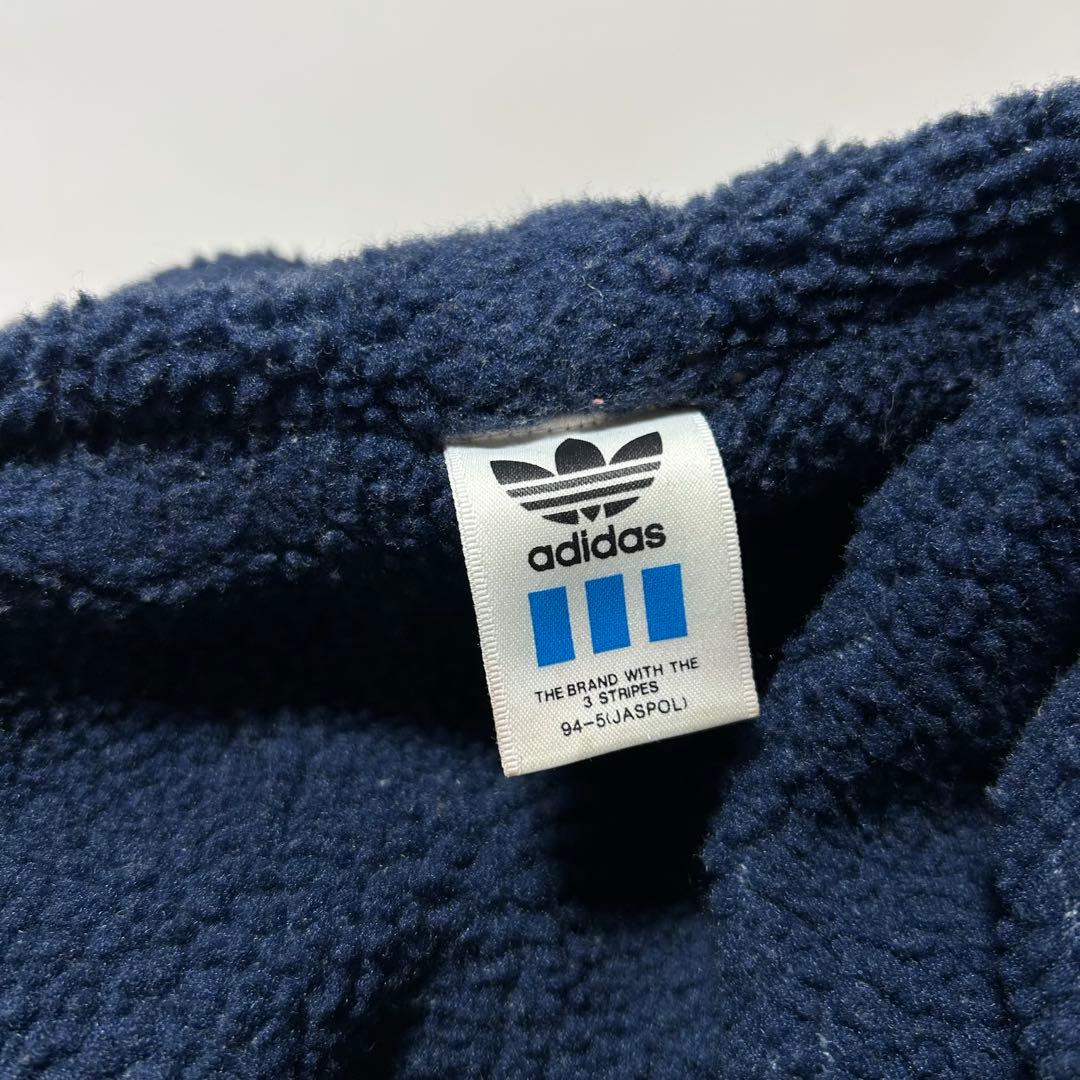 90s Adidas デサント キルティング 肉厚 スウェット スタジャン