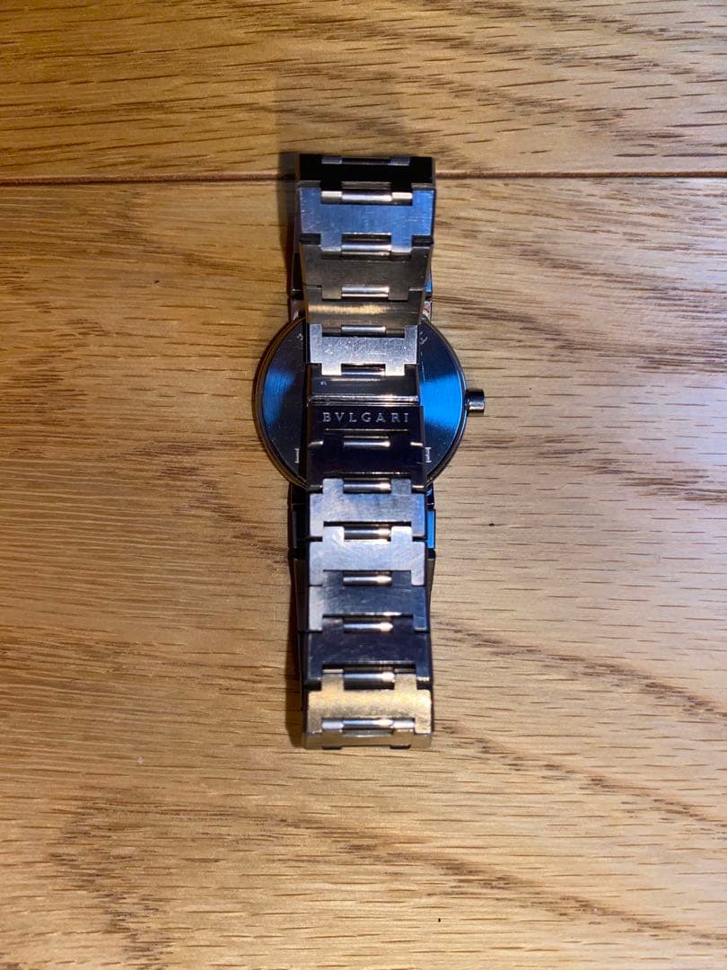 古*き様 週末値下げBVLGARI ブラック アナログ 腕時計　30 動作良好