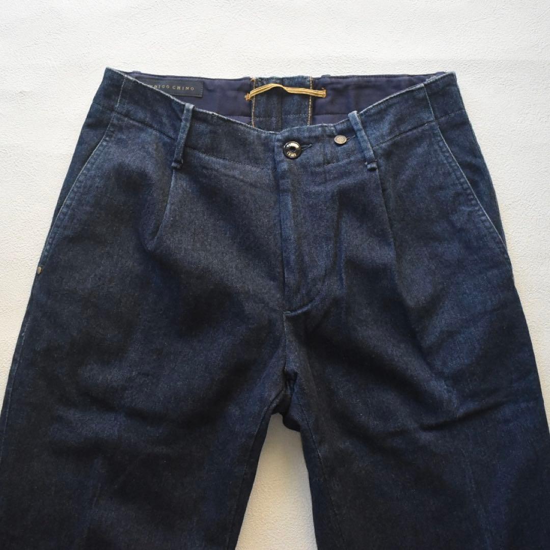 【フォロー割適用】美脚テーパード INDIGO CHINO INCOTEX デニ