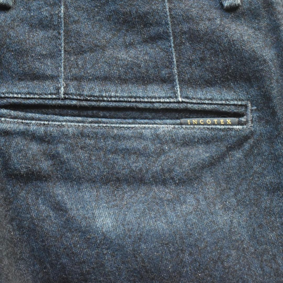 【フォロー割適用】美脚テーパード INDIGO CHINO INCOTEX デニ