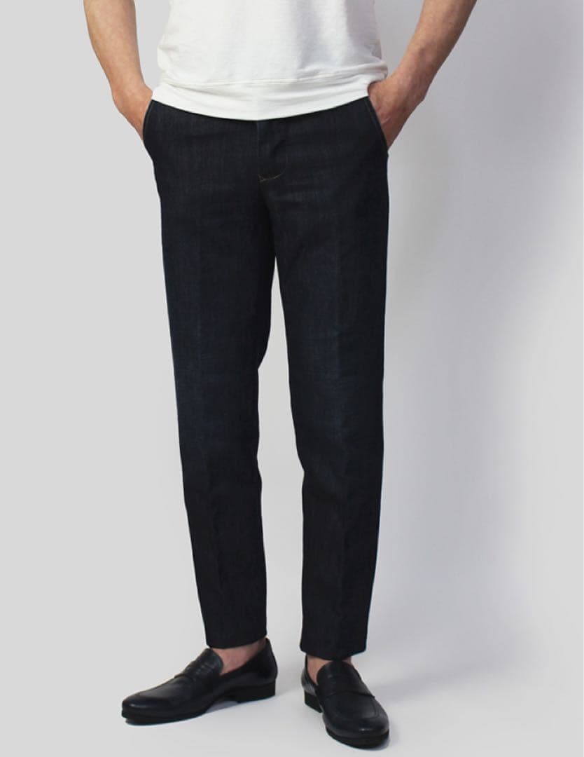 【フォロー割適用】美脚テーパード INDIGO CHINO INCOTEX デニ