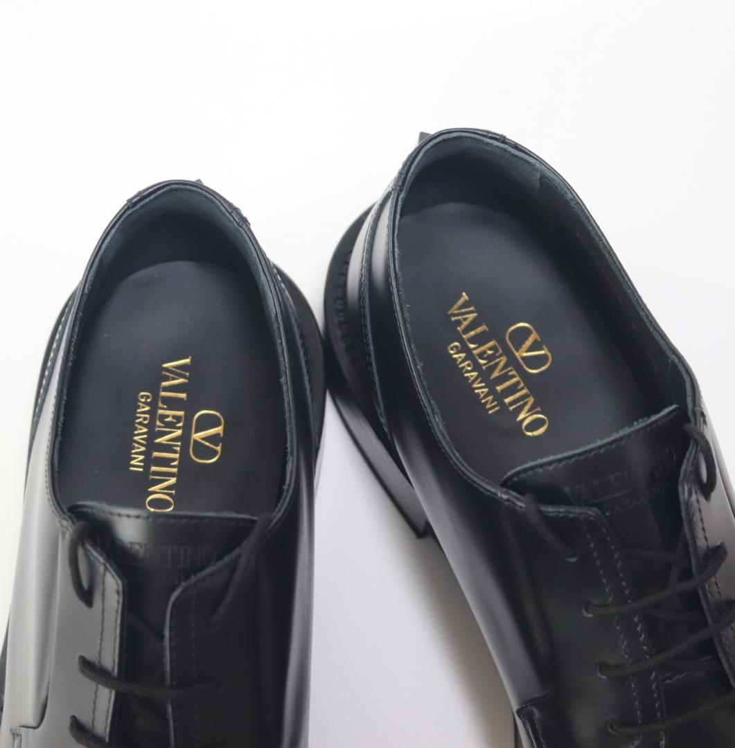 156200円新品【ヴァレンティノガラヴァーニ】スタッズ ダービーシューズ28