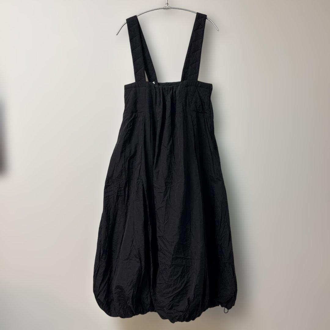 OMMO QUILTING BALLOON OP BLK　３８