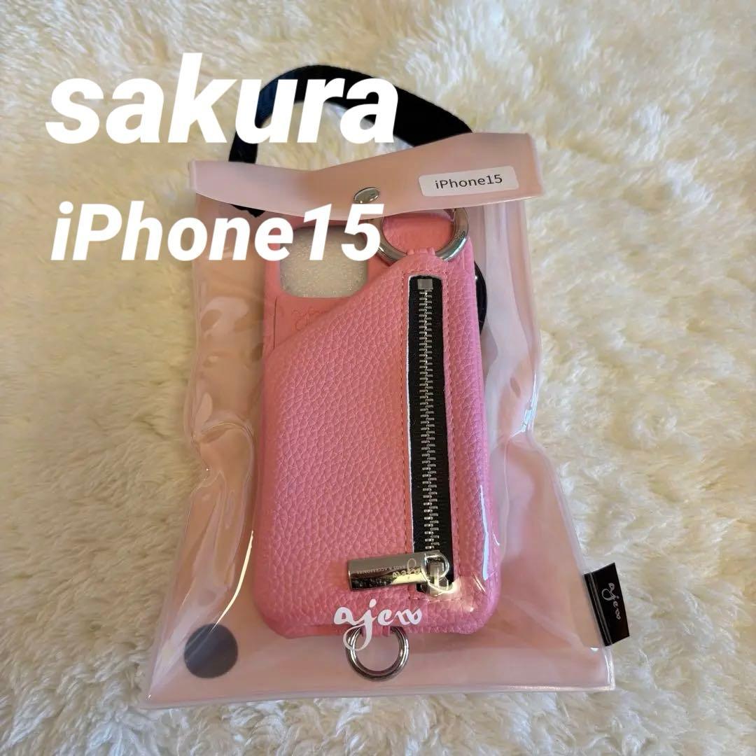 【新品未使用】限定色 sakura iPhone15ajewピンク