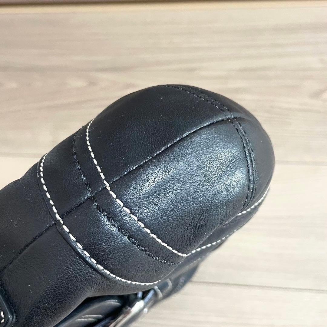 美品/COACH コーチ　ワンショルダーバッグ　ソーホー　ブラック　レザー