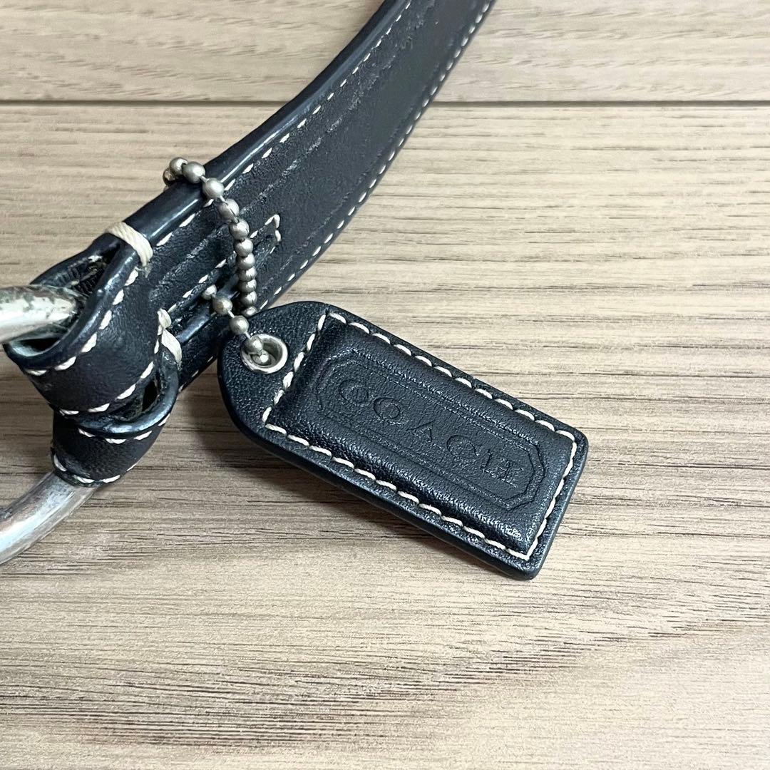 美品/COACH コーチ　ワンショルダーバッグ　ソーホー　ブラック　レザー