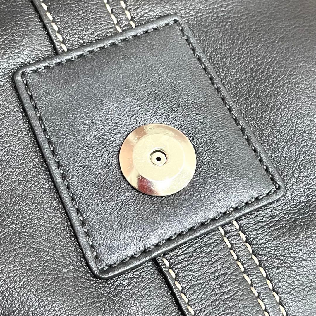 美品/COACH コーチ　ワンショルダーバッグ　ソーホー　ブラック　レザー