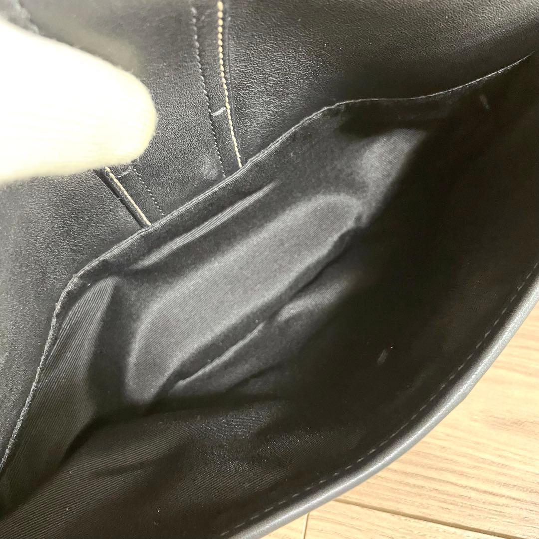 美品/COACH コーチ　ワンショルダーバッグ　ソーホー　ブラック　レザー