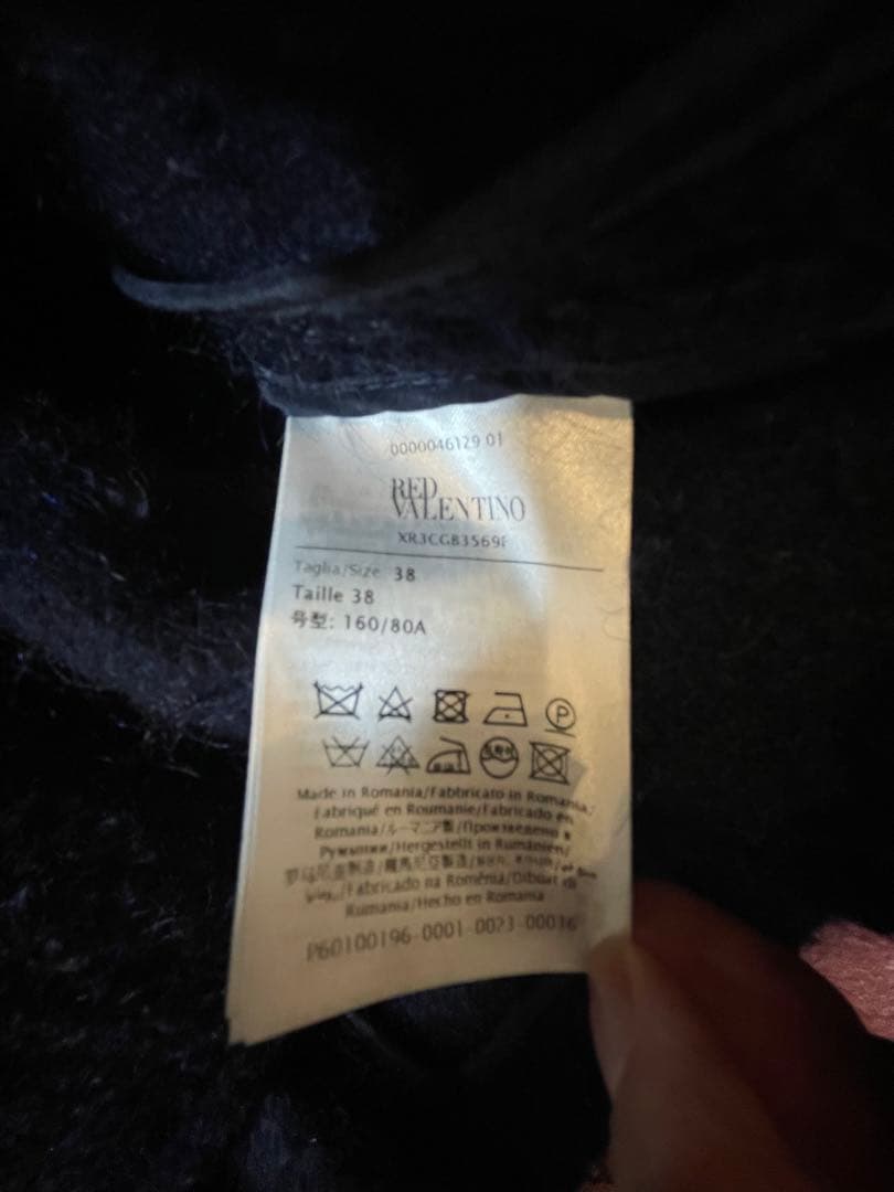 REDValentino ポンチョ　ネイビー　38 タグあり