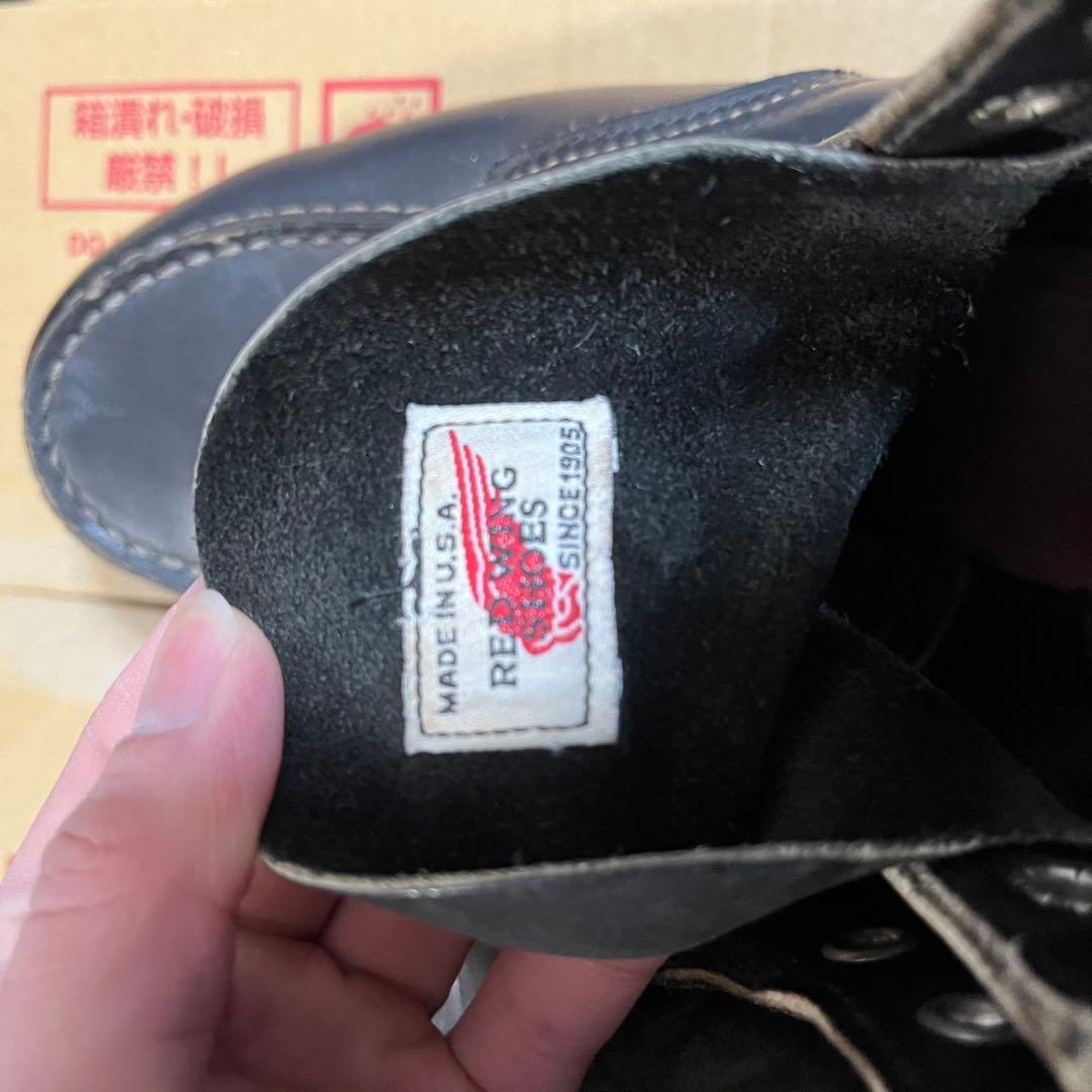 90s USA製 レッドウィング 8130 RED WING ブラック