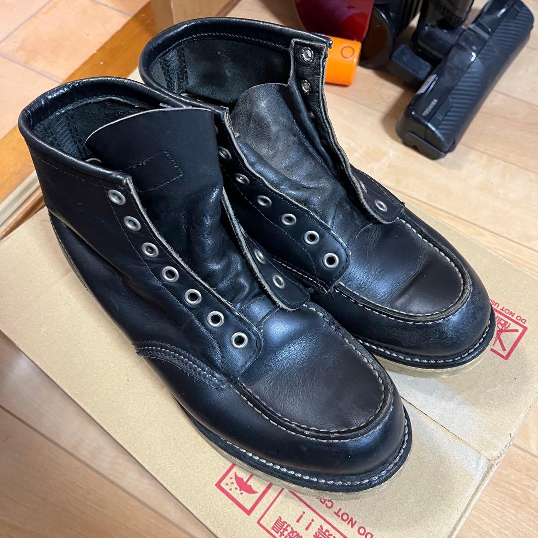 90s USA製 レッドウィング 8130 RED WING ブラック